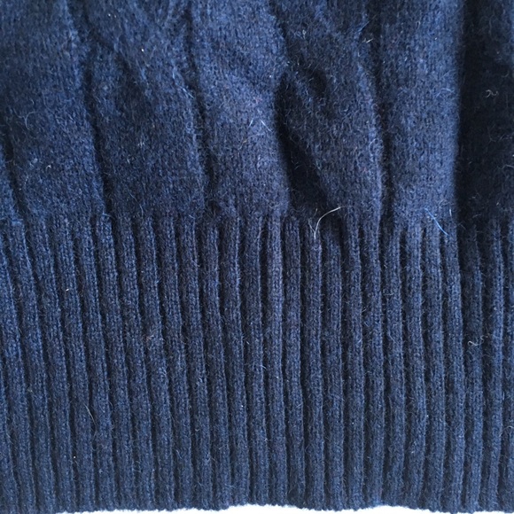 Christopher Fischer Cashmere mens knit sweater in size  XL, Navy blue, NWT - Picture 6 of 10